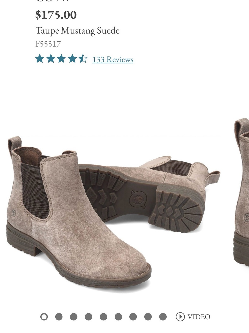 Born Suede Chelsea Boots - Women’s Cove - Picture 13 of 13